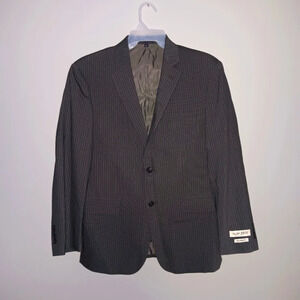 Jos A Bank men's suit blazer size 41R 35W gray wool tailored fit
